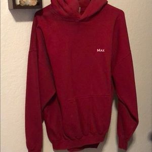 Burgundy Sweatshirt Size XL